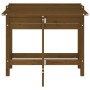 Jardinera con tapa plegable madera maciza de pino marrón miel de , Maceteros y jardineras - Ref: Foro24-825124, Precio: 97,99...