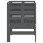 Sillas de jardín 2 uds madera maciza pino gris 61,5x53x71 cm de , Sillas de jardín - Ref: Foro24-825130, Precio: 149,23 €, De...