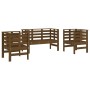 Juego de muebles jardín 3 pzas madera maciza pino marrón miel de , Conjuntos de jardín - Ref: Foro24-825145, Precio: 180,11 €...
