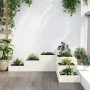 Jardinera 4 niveles madera maciza pino blanca 106x104,5x36 cm de , Maceteros y jardineras - Ref: Foro24-825325, Precio: 98,78...