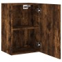Muebles de TV de pared 2 uds madera roble ahumado 40,5x30x60 cm de , Muebles TV - Ref: Foro24-836919, Precio: 66,94 €, Descue...