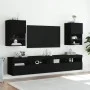Muebles de TV con luces LED 2 uds negro 40,5x30x60 cm de , Muebles TV - Ref: Foro24-837032, Precio: 82,00 €, Descuento: %