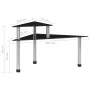 Estantería de cocina vidrio templado negro 49,5x35x26 cm de vidaXL, Especieros - Ref: Foro24-249526, Precio: 13,12 €, Descuen...
