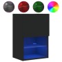 Muebles de TV con luces LED 2 uds negro 40,5x30x60 cm de , Muebles TV - Ref: Foro24-837032, Precio: 89,89 €, Descuento: %