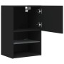 Muebles de TV con luces LED 2 uds negro 40,5x30x60 cm de , Muebles TV - Ref: Foro24-837032, Precio: 89,89 €, Descuento: %