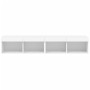 Muebles de TV con luces LED 2 uds blanco 80x30x30 cm de , Muebles TV - Ref: Foro24-837142, Precio: 74,06 €, Descuento: %