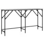 Engineered wood gray Sonoma console table 140x29x75 cm by , Side tables - Ref: Foro24-837760, Price: 49,82 €, Discount: %
