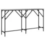 Engineered wood gray Sonoma console table 140x29x75 cm by , Side tables - Ref: Foro24-837760, Price: 49,82 €, Discount: %