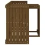 Juego de balcón 2 plazas madera maciza de pino marrón miel de , Conjuntos de jardín - Ref: Foro24-825061, Precio: 152,42 €, D...
