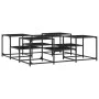 Mesa de centro madera de ingeniería negro 121x121x40 cm de , Mesas de centro - Ref: Foro24-839068, Precio: 72,26 €, Descuento: %