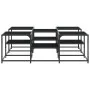 Mesa de centro madera de ingeniería negro 121x121x40 cm de , Mesas de centro - Ref: Foro24-839068, Precio: 72,26 €, Descuento: %