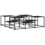 Mesa de centro madera de ingeniería negro 121x121x40 cm de , Mesas de centro - Ref: Foro24-839068, Precio: 72,26 €, Descuento: %
