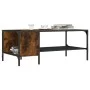 Mesa centro estante madera ingeniería roble ahumado 100x51x40cm de , Mesas de centro - Ref: Foro24-837734, Precio: 48,47 €, D...