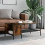 Mesa centro estante madera ingeniería roble ahumado 100x51x40cm de , Mesas de centro - Ref: Foro24-837734, Precio: 48,47 €, D...