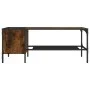 Mesa centro estante madera ingeniería roble ahumado 100x51x40cm de , Mesas de centro - Ref: Foro24-837734, Precio: 48,47 €, D...