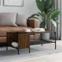 Mesa centro estante madera ingeniería roble marrón 100x51x40 cm de , Mesas de centro - Ref: Foro24-837736, Precio: 35,54 €, D...