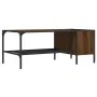 Mesa centro estante madera ingeniería roble marrón 100x51x40 cm de , Mesas de centro - Ref: Foro24-837736, Precio: 35,54 €, D...