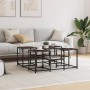 Mesa de centro madera de ingeniería roble marrón 91x91x40 cm de , Mesas de centro - Ref: Foro24-839077, Precio: 58,47 €, Desc...