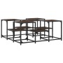 Mesa de centro madera de ingeniería roble marrón 91x91x40 cm de , Mesas de centro - Ref: Foro24-839077, Precio: 58,47 €, Desc...