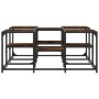 Mesa de centro madera de ingeniería roble ahumado 91x91x40 cm de , Mesas de centro - Ref: Foro24-839075, Precio: 56,46 €, Des...