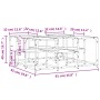 Mesa de centro madera de ingeniería roble ahumado 91x91x40 cm de , Mesas de centro - Ref: Foro24-839075, Precio: 56,46 €, Des...