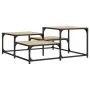Mesa de centro madera ingeniería roble Sonoma 87,5x87,5x40 cm de , Mesas de centro - Ref: Foro24-837743, Precio: 41,25 €, Des...