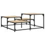 Mesa de centro madera ingeniería roble Sonoma 87,5x87,5x40 cm de , Mesas de centro - Ref: Foro24-837743, Precio: 41,62 €, Des...
