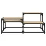 Mesa de centro madera ingeniería roble Sonoma 87,5x87,5x40 cm de , Mesas de centro - Ref: Foro24-837743, Precio: 41,25 €, Des...