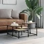Mesa de centro madera de ingeniería roble Sonoma 68x68x40 cm de , Mesas de centro - Ref: Foro24-837748, Precio: 35,20 €, Desc...