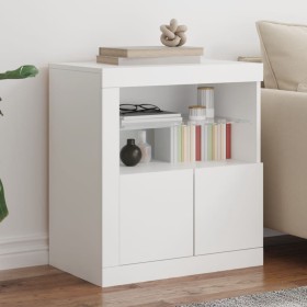 Aparador con luces LED blanco 60,5x37x67 cm de , Aparadores - Ref: Foro24-836616, Precio: 93,57 €, Descuento: %
