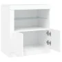 Aparador con luces LED blanco 60,5x37x67 cm de , Aparadores - Ref: Foro24-836616, Precio: 91,21 €, Descuento: %