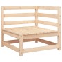 Sofá esquinero de jardín madera maciza de pino 70x70x67 cm de , Sofás modulares de exterior - Ref: Foro24-837900, Precio: 69,...