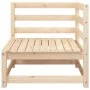 Sofá esquinero de jardín madera maciza de pino 70x70x67 cm de , Sofás modulares de exterior - Ref: Foro24-837900, Precio: 66,...