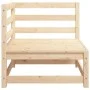 Sofá esquinero de jardín madera maciza de pino 70x70x67 cm de , Sofás modulares de exterior - Ref: Foro24-837900, Precio: 66,...