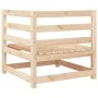 Sofá esquinero de jardín madera maciza de pino 70x70x67 cm de , Sofás modulares de exterior - Ref: Foro24-837900, Precio: 66,...