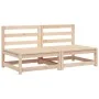 Sofás de jardín sin reposabrazos 2 uds madera pino 70x70x67 cm de , Sofás modulares de exterior - Ref: Foro24-837921, Precio:...
