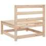 Sofás de jardín sin reposabrazos 2 uds madera pino 70x70x67 cm de , Sofás modulares de exterior - Ref: Foro24-837921, Precio:...
