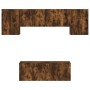 Muebles de TV de pared 6 pzas madera ingeniería roble ahumado de , Muebles TV - Ref: Foro24-3216443, Precio: 187,51 €, Descue...