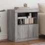 Aparador con luces LED gris Sonoma 60,5x37x67 cm de , Aparadores - Ref: Foro24-836621, Precio: 99,00 €, Descuento: %