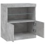 Aparador con luces LED gris hormigón 60x37x67 cm de , Aparadores - Ref: Foro24-836654, Precio: 68,91 €, Descuento: %