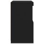 Aparador con luces LED negro 41x37x67 cm de , Aparadores - Ref: Foro24-836680, Precio: 61,21 €, Descuento: %