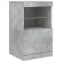 Aparador con luces LED gris hormigón 41x37x67 cm de , Aparadores - Ref: Foro24-836682, Precio: 58,24 €, Descuento: %