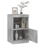 Aparador con luces LED gris hormigón 41x37x67 cm de , Aparadores - Ref: Foro24-836682, Precio: 58,24 €, Descuento: %