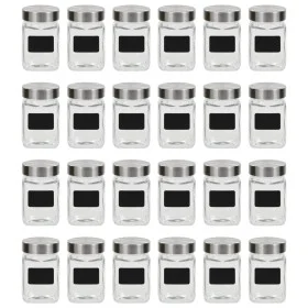 Tarros de almacenaje con pegatina 24 unidades 300 ml de vidaXL, Botes de galletas - Ref: Foro24-50856, Precio: 55,25 €, Descu...