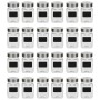 Tarros de almacenaje con pegatina 24 unidades 300 ml de vidaXL, Botes de galletas - Ref: Foro24-50856, Precio: 56,30 €, Descu...