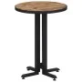 Mesa de terraza redonda teca reciclada maciza Ø55x76 cm de , Mesas de cocina y de comedor - Ref: Foro24-358512, Precio: 91,85...