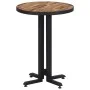 Mesa de terraza redonda teca reciclada maciza Ø55x76 cm de , Mesas de cocina y de comedor - Ref: Foro24-358512, Precio: 91,85...