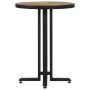 Mesa de terraza redonda teca reciclada maciza Ø55x76 cm de , Mesas de cocina y de comedor - Ref: Foro24-358512, Precio: 91,85...