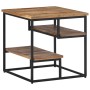 Mesa auxiliar teca reciclada maciza 50x50x50 cm de , Mesas auxiliares - Ref: Foro24-358519, Precio: 122,00 €, Descuento: %