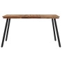 Mesa de comedor madera maciza de teca 148x97x76 cm de , Mesas de cocina y de comedor - Ref: Foro24-358531, Precio: 182,82 €, ...